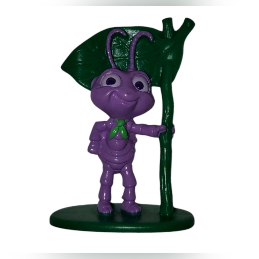 Charming Purple and Green Reptile Habitat Figurine